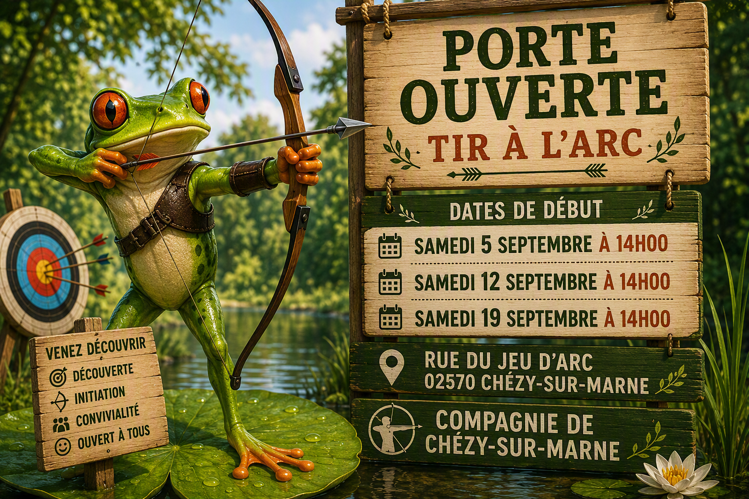 Portes ouvertes compagnie d'arc
