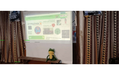 Le tele'grenouille se prépare tout doucement